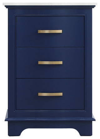 Home Living Knox 24" Single Bathroom Vanity, Blue