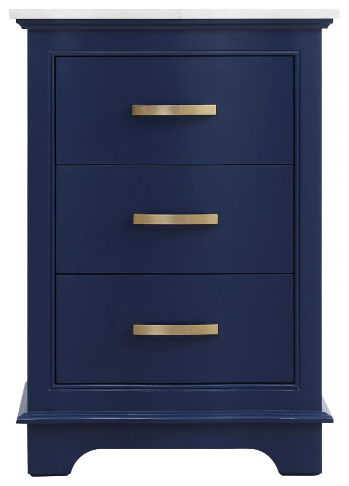 Home Living Knox 24" Single Bathroom Vanity, Blue