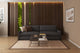 Nativa Interiors Revolution 83" Sofa, Charcoal, Depth: Deep Plush