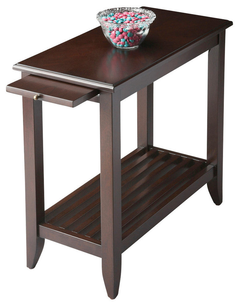 Irvine Side Table, Dark Brown