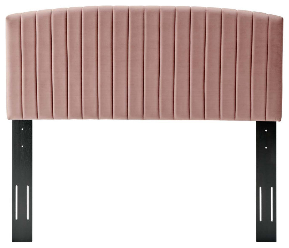 Headboard, Twin Size, Velvet, Pink, Modern Contemporary, Bedroom Master Suite