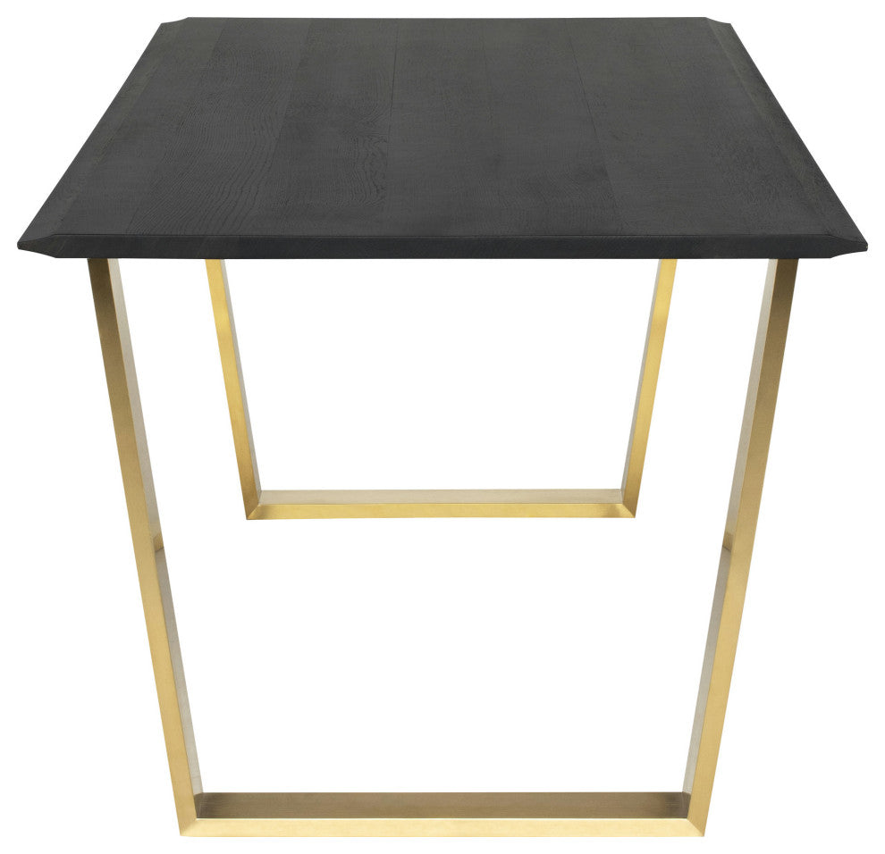 Linea Ebonized Wood Dining Table, HGSR830
