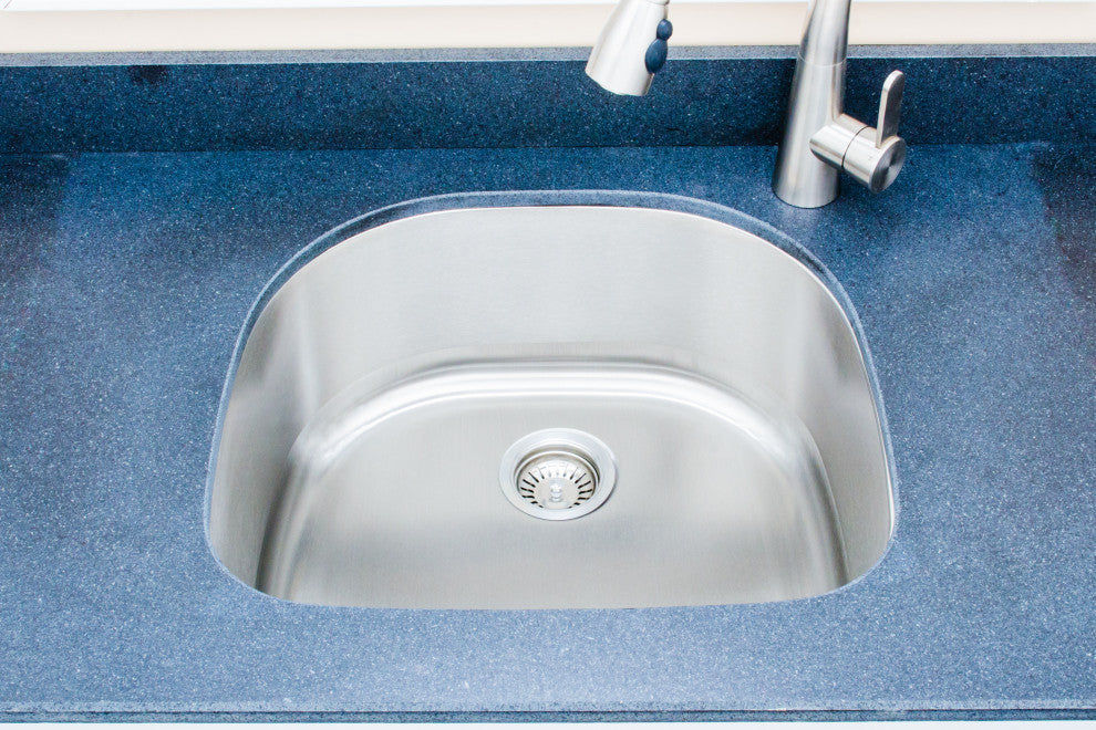 Wells Sinkware 16G D-shaped Bowl Sink