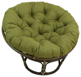 44" Solid Outdoor Polyester Papasan Cushion, Fits 42" Papasan Frame, Avocado