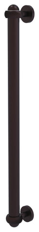 18" Refrigerator Pull With Twist Accents, Antique Bronze