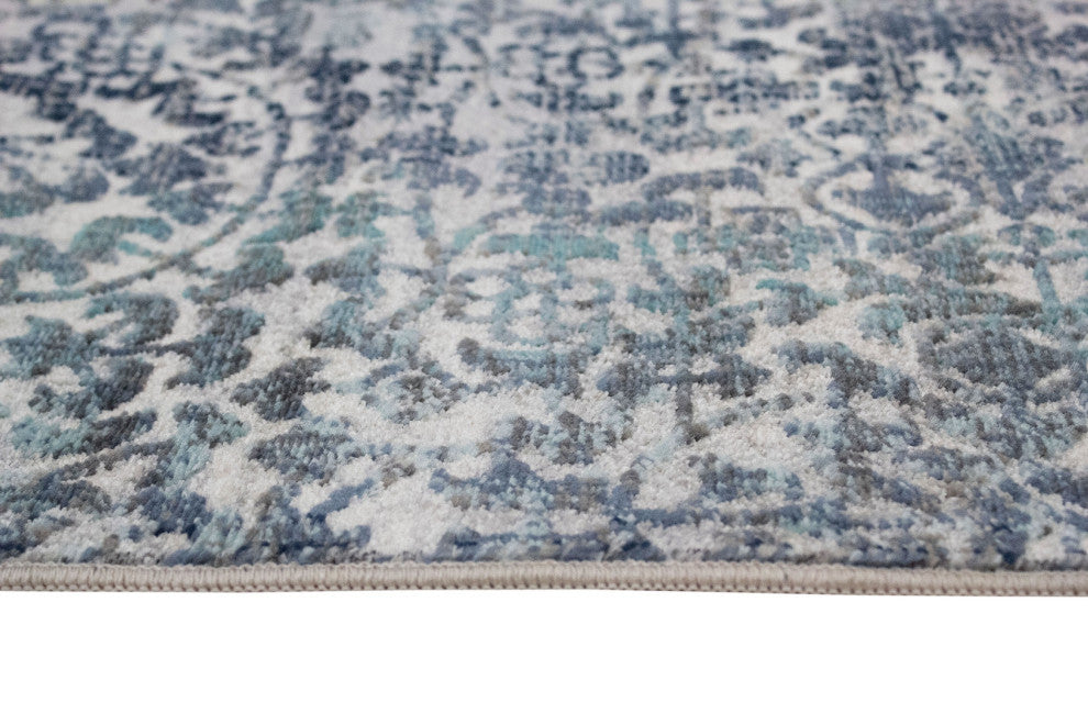 Noori Rug High-low Westfield Philip Silver/Blue Rug