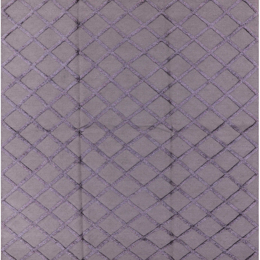 Ahgly Company Indoor Square Mid-Century Modern Area Rugs, 3' Square