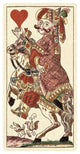 "Knight of Hearts (Bauern Hochzeit Deck)" Paper Art, 32"x62"