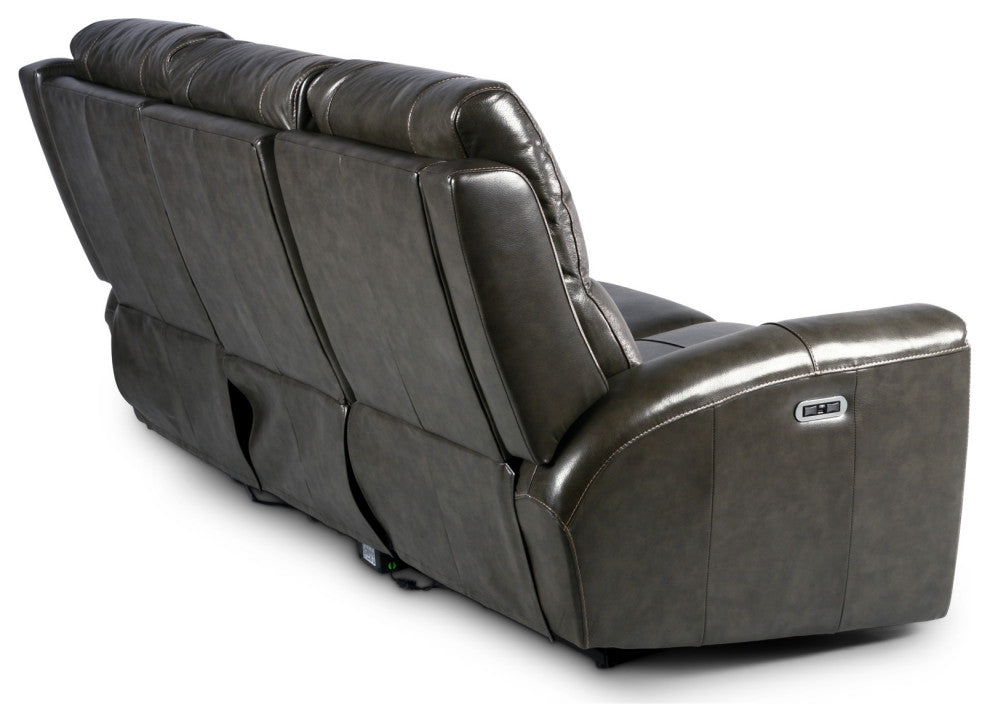 Laurel Power Reclining Sofa, Gray