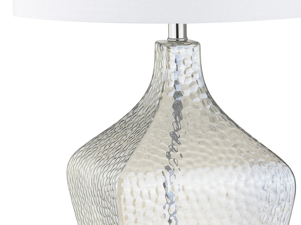 Jane 26" Glass Table Lamp, Clear