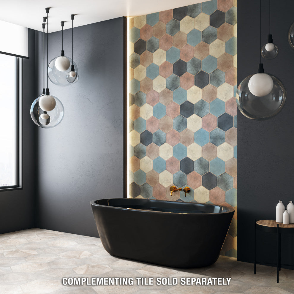 Fika Hex Mix Porcelain Floor and Wall Tile