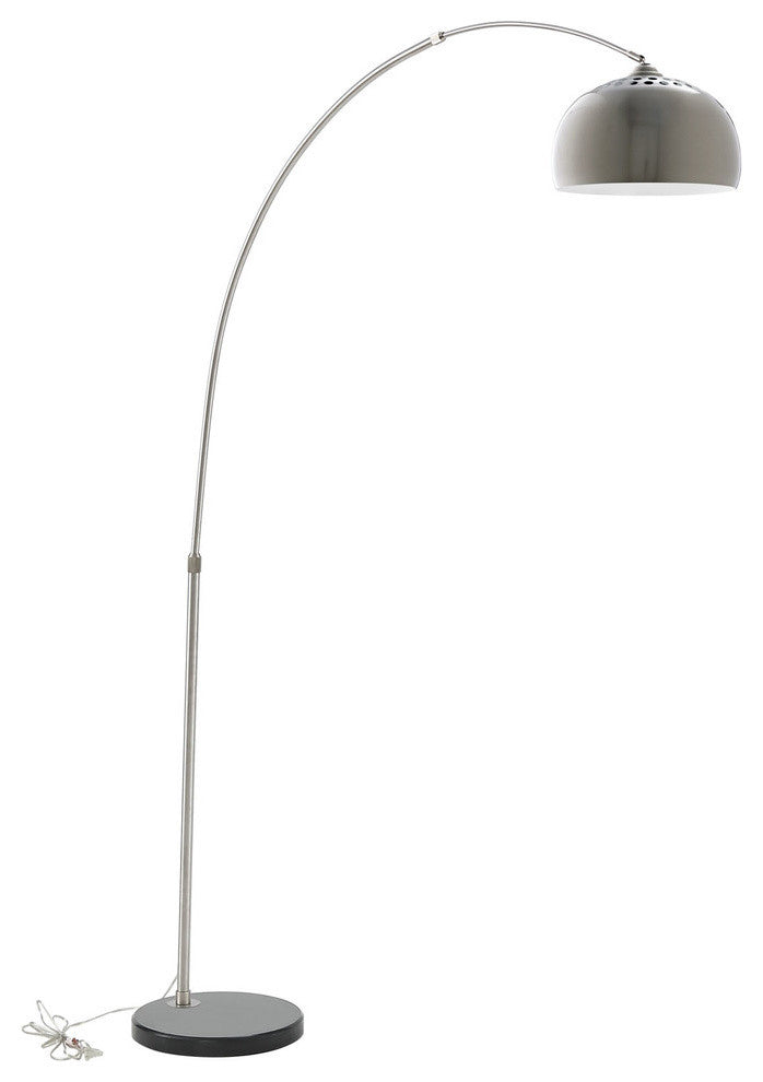 Modern Contemporary Living Room Round Floor Lamp Black