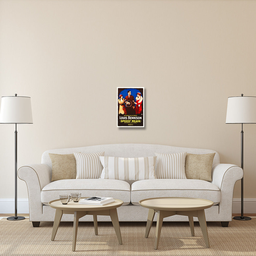 "Speedy Meade" Stretched Canvas Giclee by Hollywood Photo Archive, 16"x24"