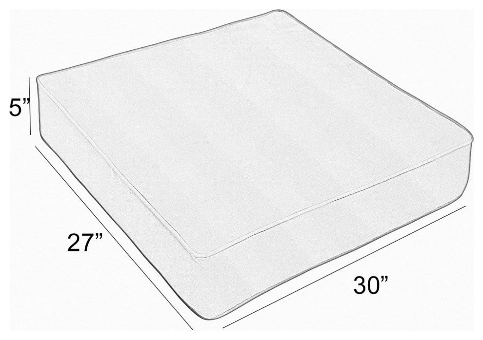 Sorra Home Outdoor Corded Deep Seating Cushion