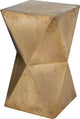 Dimond Home 985-042 Faceted Stool With Brass Cladding