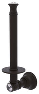 Carolina Crystal Upright Toilet Paper Holder, Oil Rubbed Bronze