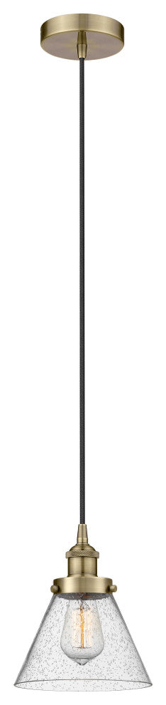 Innovations 616-1PH-AB-G44 1-Light Mini Pendant, Antique Brass