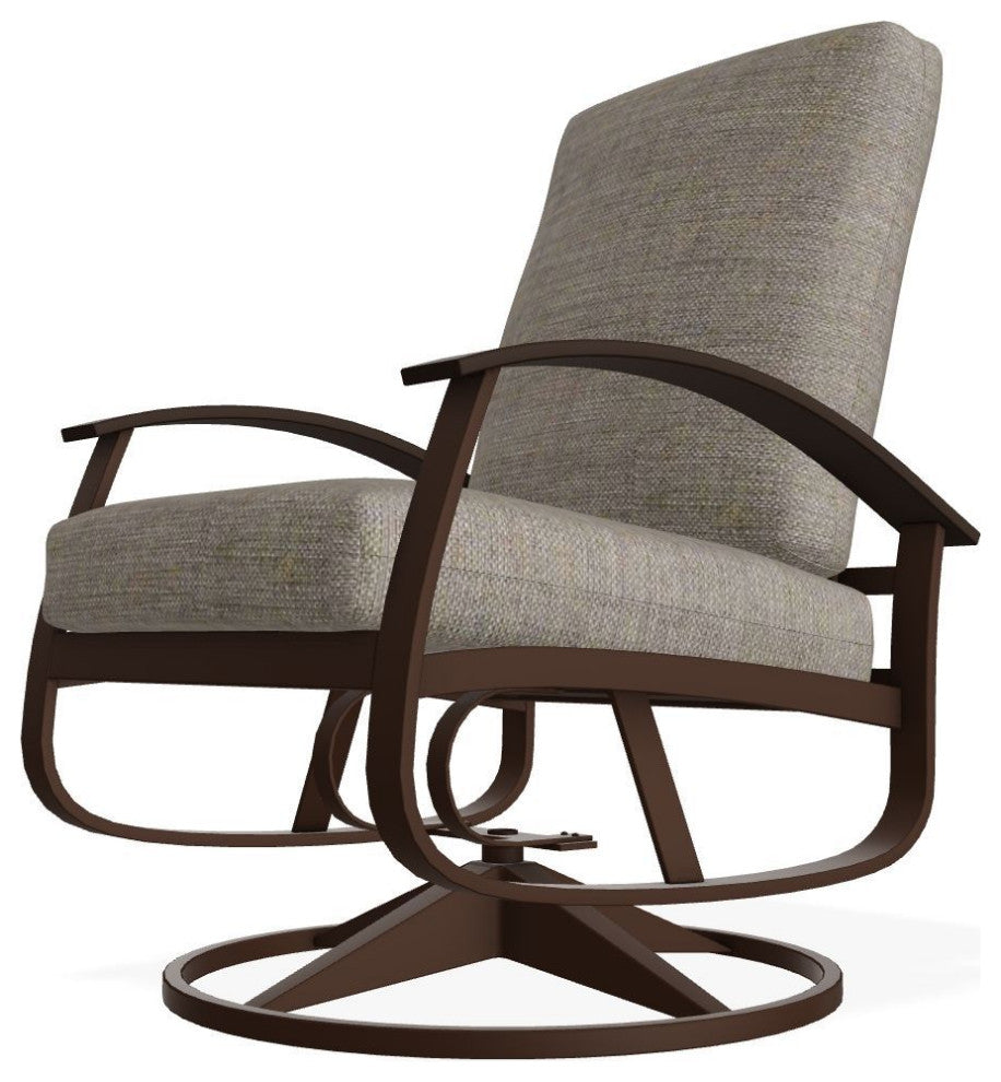 Belle Isle Cushion Outdoor Swivel Rocker, Cast/Kona