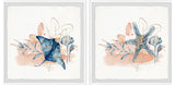 Bottom Dwellers Diptych, 2-Piece Set, 32x32 Panels