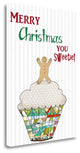 "You Sweetie Cupcake" By Sarah Ogren, Giclee Print on Gallery Wrap Canvas