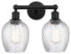 Innovations 616-2W-BK-G292 Salina 2 Light 14" Bath Vanity Light, Matte Black