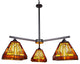 CHLOE Lighting CH33359MR27-EE3 INNES Mission 3 Light Mini Chandelier 27`` Wide