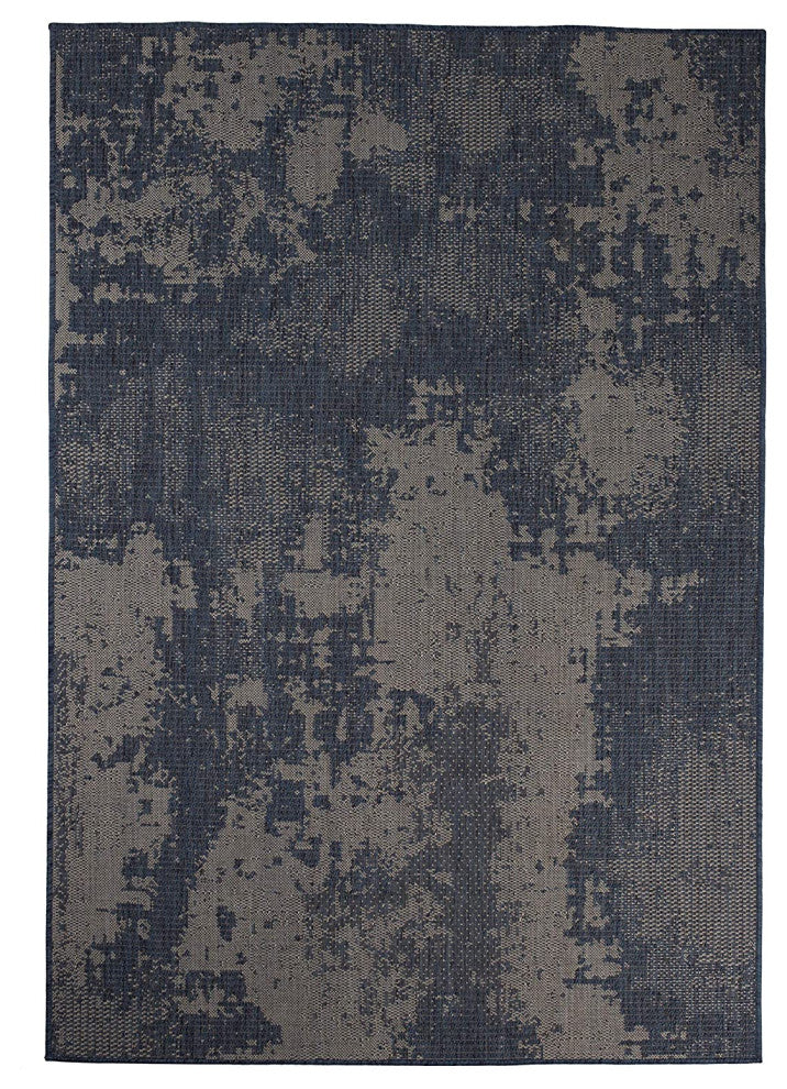 Outdoor Collection Vintage Rug - Bohemian Rug, Navy, 5'3"x7'6"