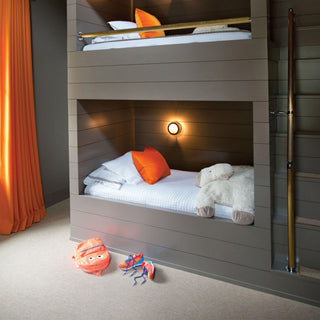 Hinkley 6.75" Mercer Round Light Wall Sconce, Black