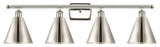Innovations Lighting 516-4W-PN-MBC-8-PN-LED 4 Light 38" Bath Vanity Light