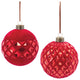 Harlequin Glass Ball Ornament, 12-Piece Set