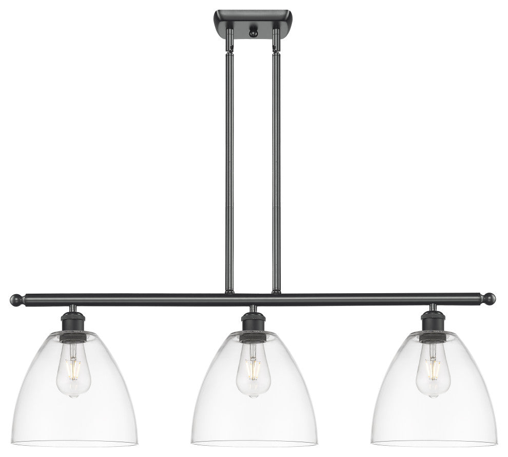 Innovations 516-3I-BK-GBD-92-LED 3 Light Island Light, Matte Black