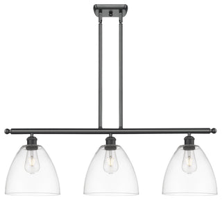 Innovations 516-3I-BK-GBD-92-LED 3 Light Island Light, Matte Black