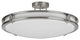 Carlisle 14" LED Semi-Flush Mount, Satin Nickel Finish