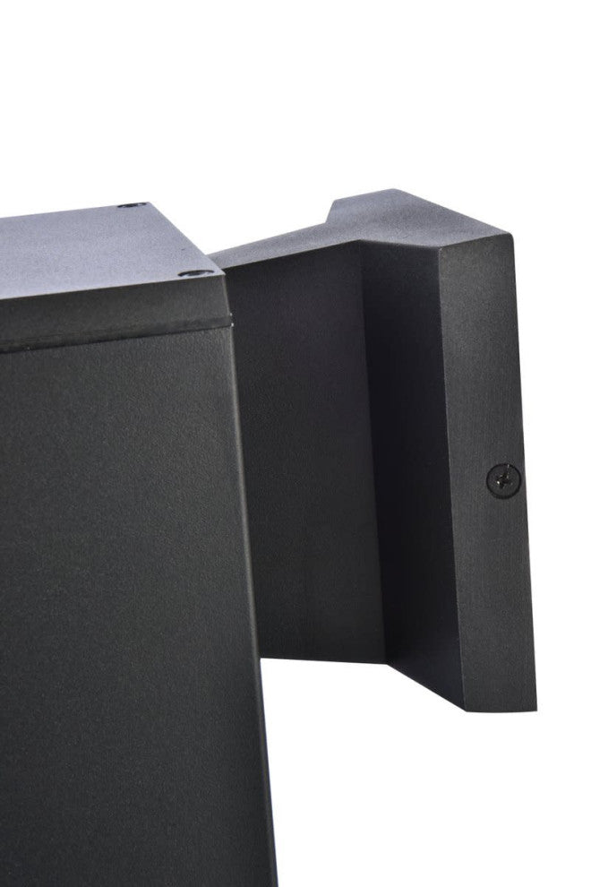 Elegant Lighting LDOD4041 Raine 8" Tall Outdoor Wall Sconce - - Black