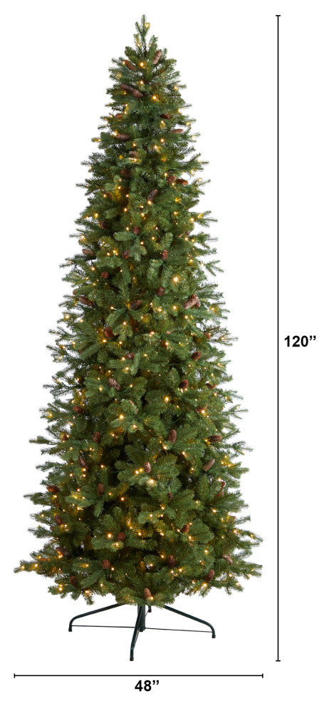 T3265 10 Fraser Fir Artificial Christmas Tree With 780 Multicolor LED Lights