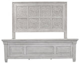 Heartland White Opt Queen Panel Bed