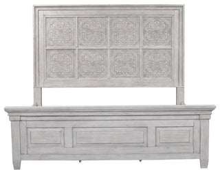 Heartland White Opt Queen Panel Bed