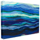 Acrylic Resin Shadow Twilight Movement Abstract XXL Canvas Wall Art, 30"x40"