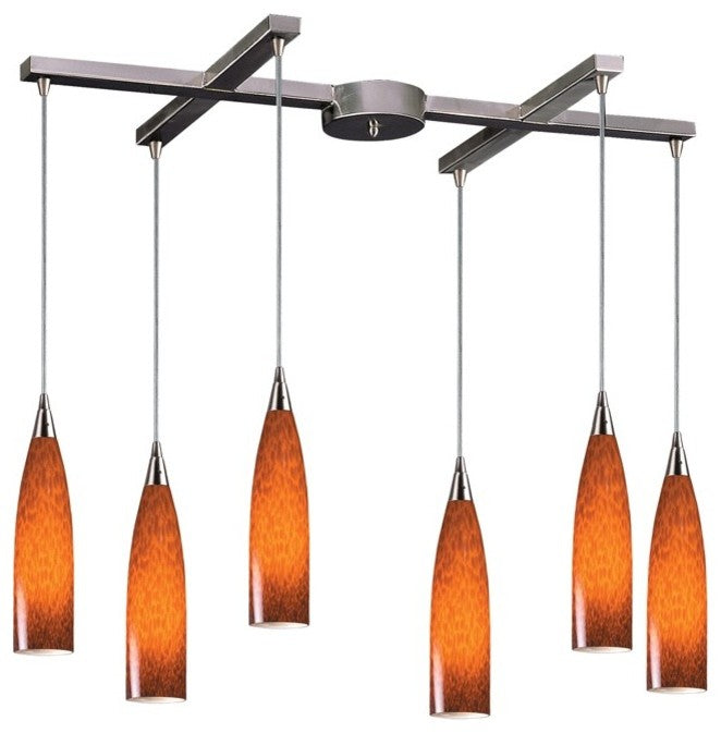 ELK Lighting Lungo 6-Light Pendant - 501-6ES