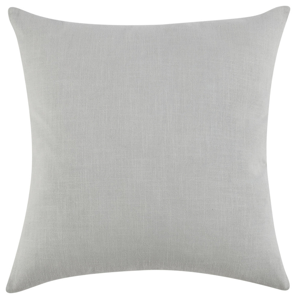 Eddie 24" Cotton Linen Blend Throw Pillow, Sagebrush Green by Kosas Home