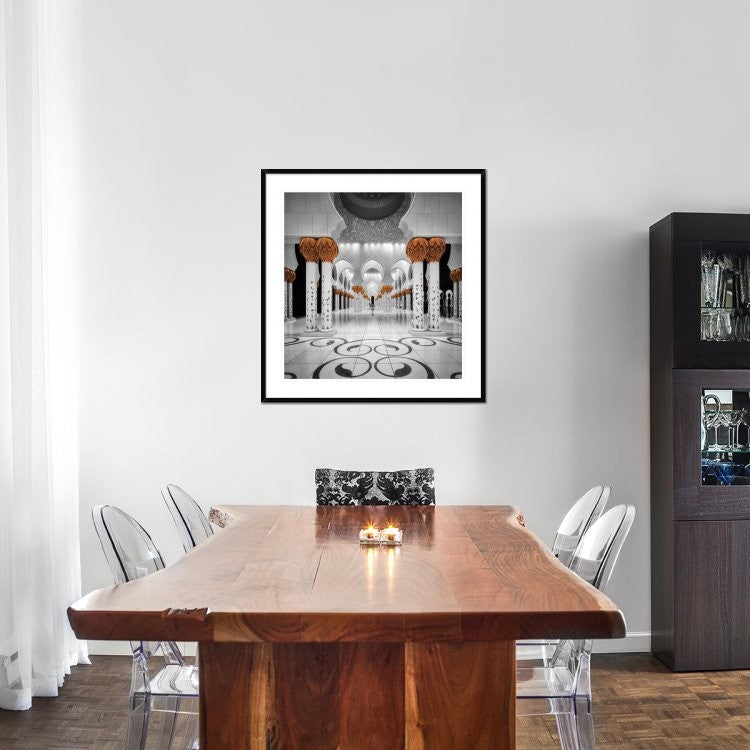 "Sheikh Al Zayed Grand Mosque" Framed Digital Print by Cuomo Massimo, 36x38"