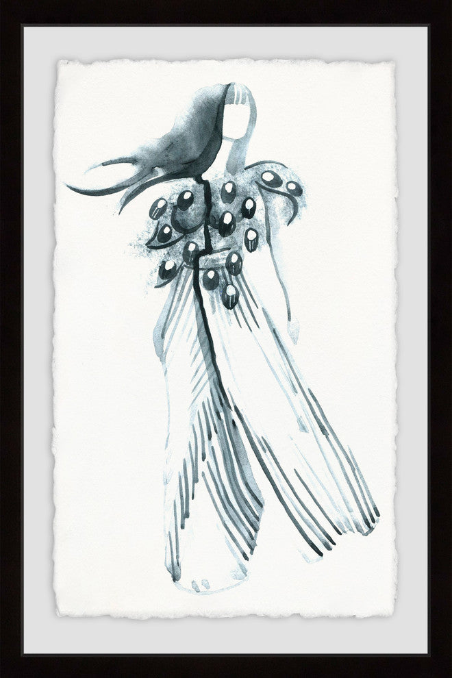 "Enchanted Damsel" Framed Painting Print, 16"x24"