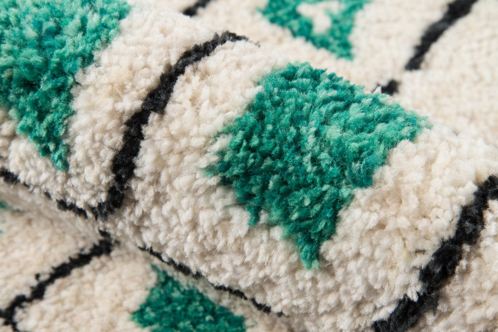 Bungalow Bun-2 Green Rug, 9'0"x12'0"