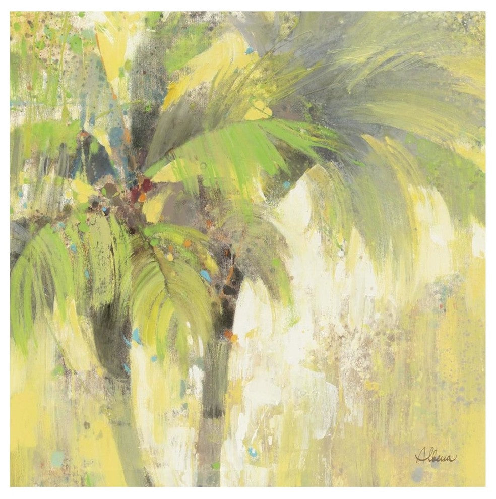 "Breezy Palm I" Digital Paper Print by Albena Hristova, 26"x26"