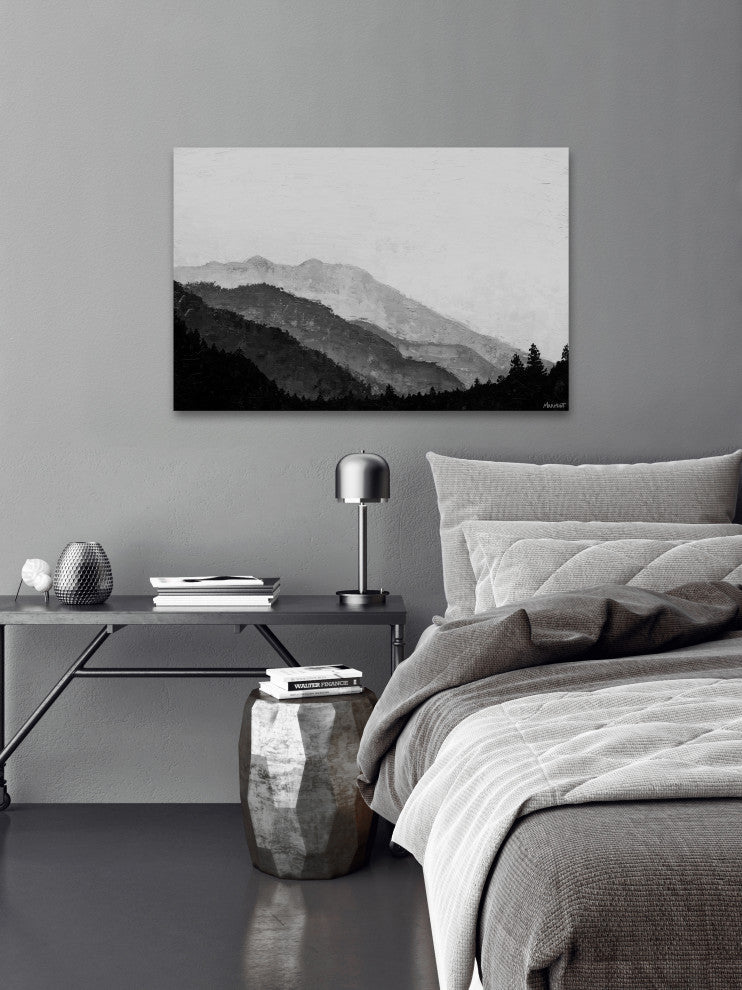 "Conquer Your Fears" Painting Print on Wrapped Canvas, 36x24