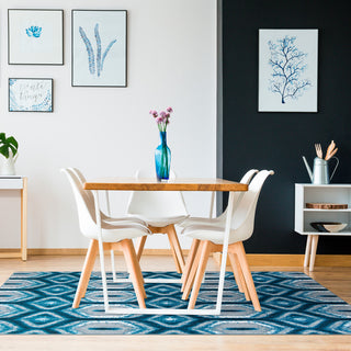 Chelsea Peacock  Rug, 5'4" X 7'8"