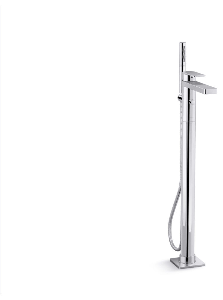 Kohler Parallel Floor-mount Single Handle Freestanding Tub Filler