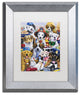 Jenny Newland 'Working Puppies' Matted Framed Art, 14x11