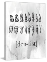 "Dentist" Painting Print on Wrapped Canvas