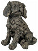15" Rustic Barking Dog Indoor Outdoor Statue